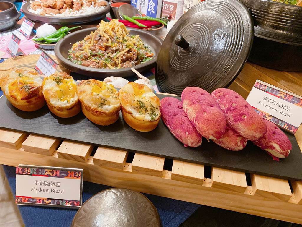 新竹豐邑喜來登大飯店即日起至4月11日止，推出「韓國歐爸美食節」，邀請知名主廚孫榮（KAI SON）設計餐點。（莊旻靜攝）