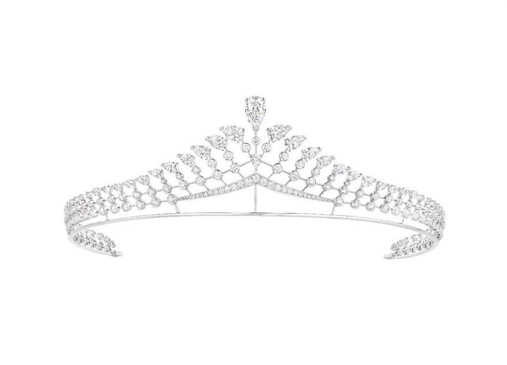 CHAUMET的Josephine Valse Imperiale鑽石皇冠，價格店洽。（CHAUMET提供）