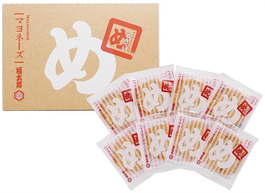 山口油屋福太郎-明太子仙貝（美乃滋口味），2片 x 8包，290元。（SOGO提供）