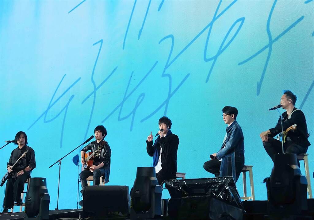 五月天今晚在台南舉辦第5場演唱會。（相信音樂提供）