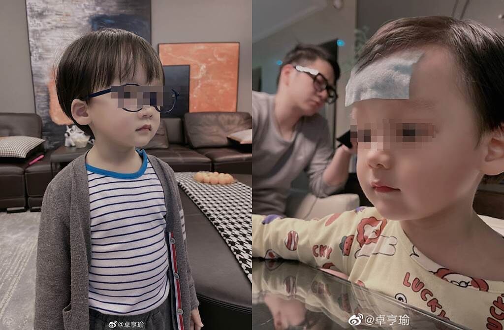 卓亨瑜3歲兒相當可愛。(圖／翻攝自卓亨瑜微博)