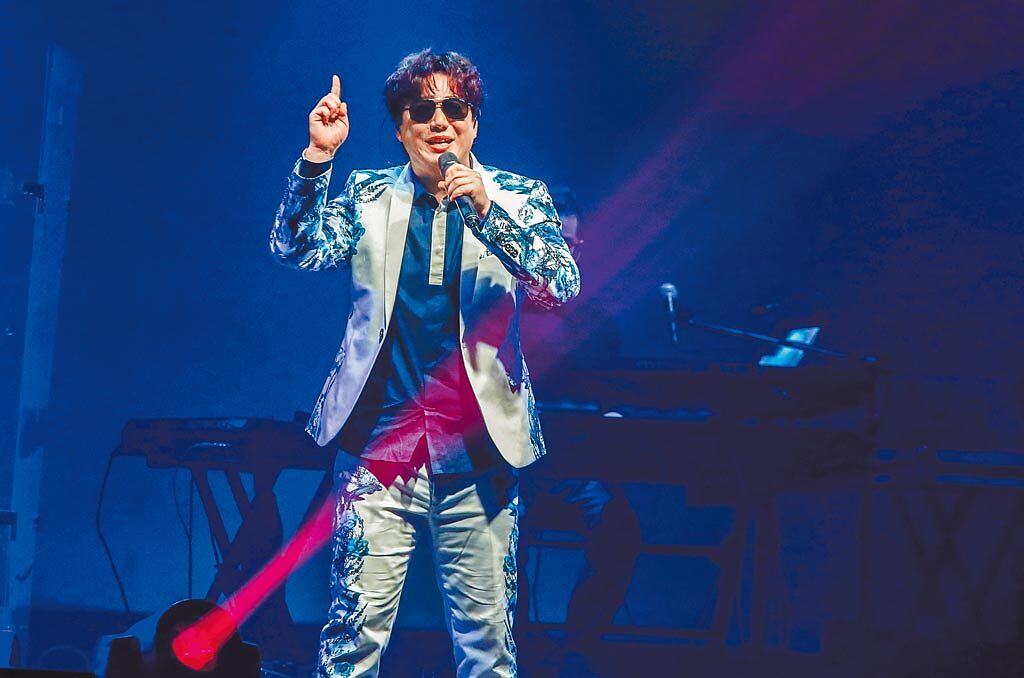 蕭煌奇昨在演唱會上大展唱功，被歌迷封為「吃CD的金曲歌王」。（粘耿豪攝）