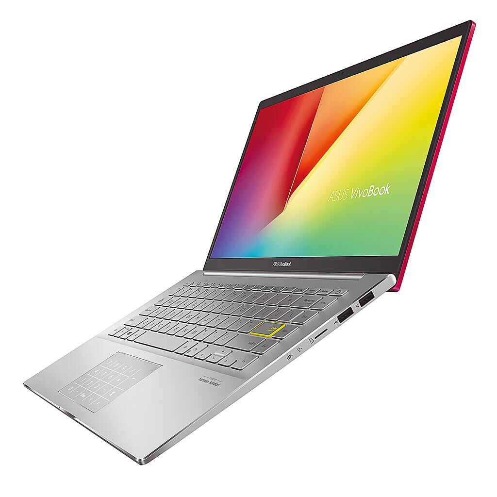 華碩的ASUS VivoBook S（S433EQ），搭載「ASUS智慧效能技術」最高可提升40％處理器效能，定價3萬5900元起。（華碩提供）