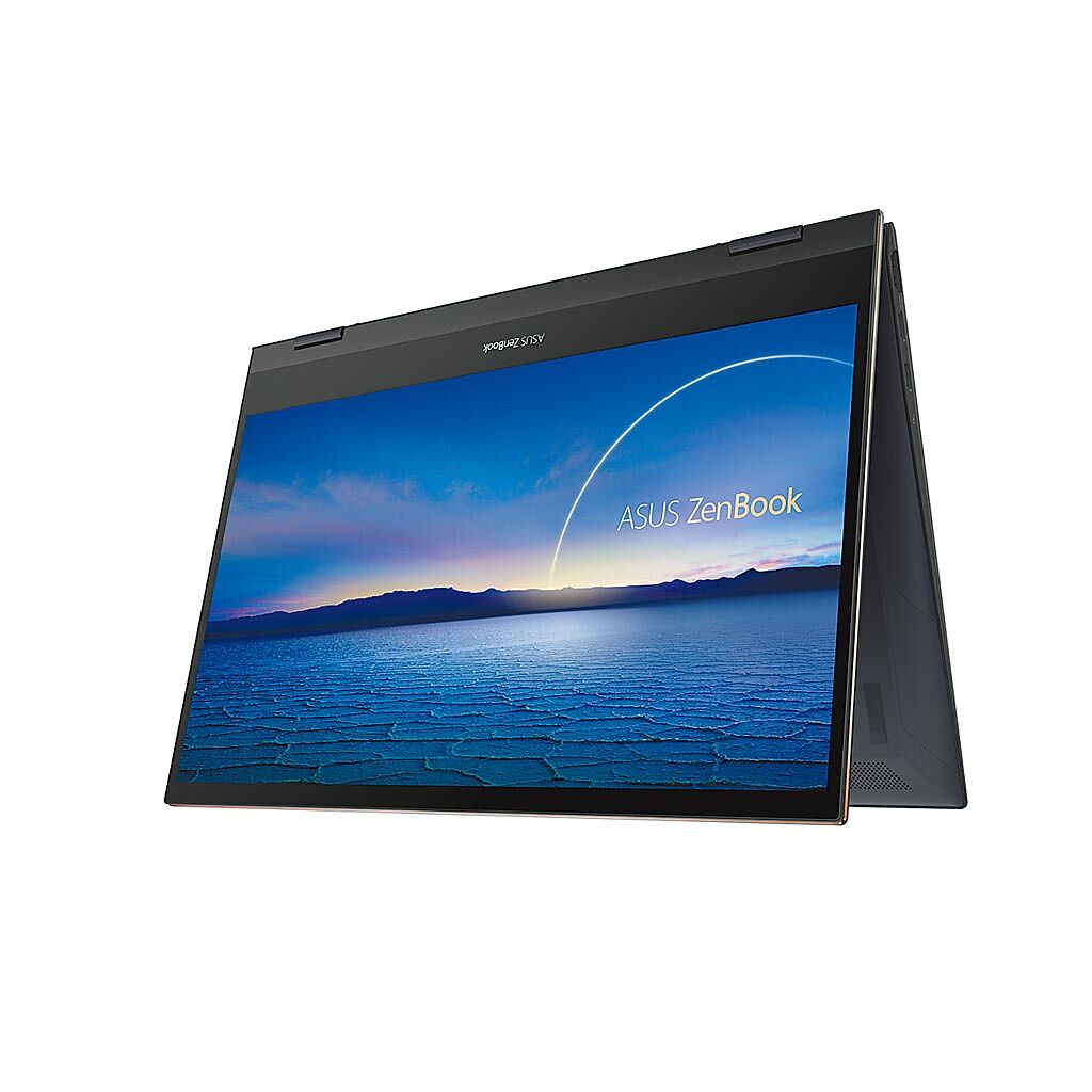 華碩的ASUS ZenBook Flip S（UX371EA），1.2kg、採4K OLED HDR觸控螢幕，定價6萬900元。（華碩提供）
