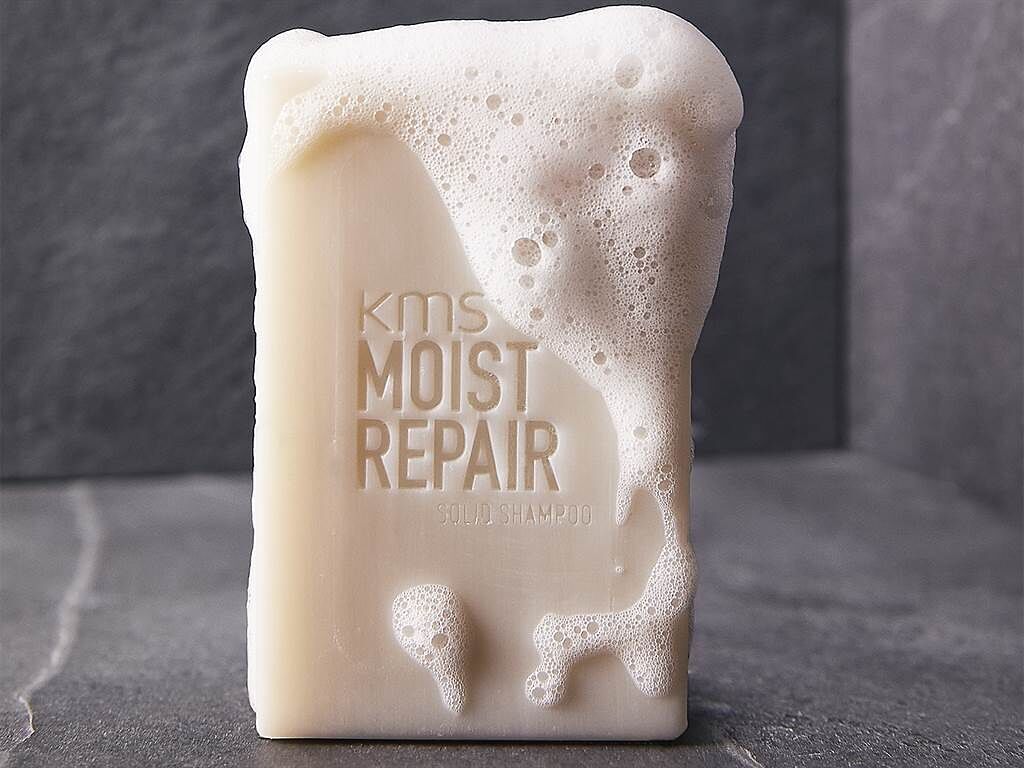 KMS洗髮皂含有高達78%的天然成分萃取。（圖／品牌提供）
