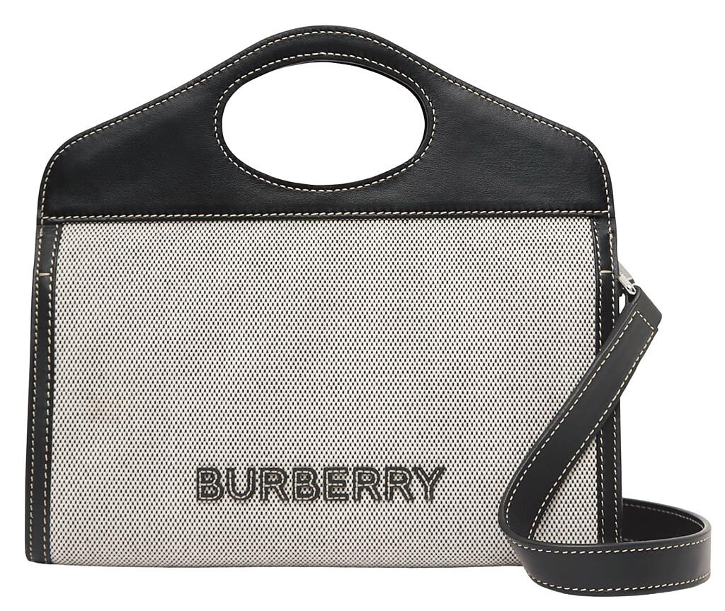 Burberry帆布皮革Pocket包，4萬6500元。（Burberry提供）
