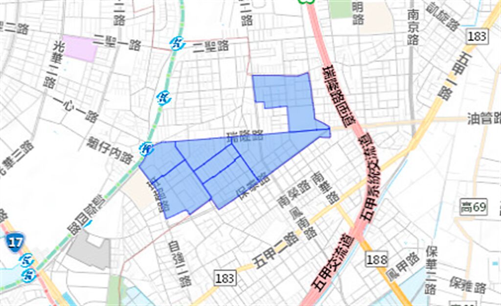 高雄市前鎮區預計22日某部份地區將停水12小時。(圖截取自官網)