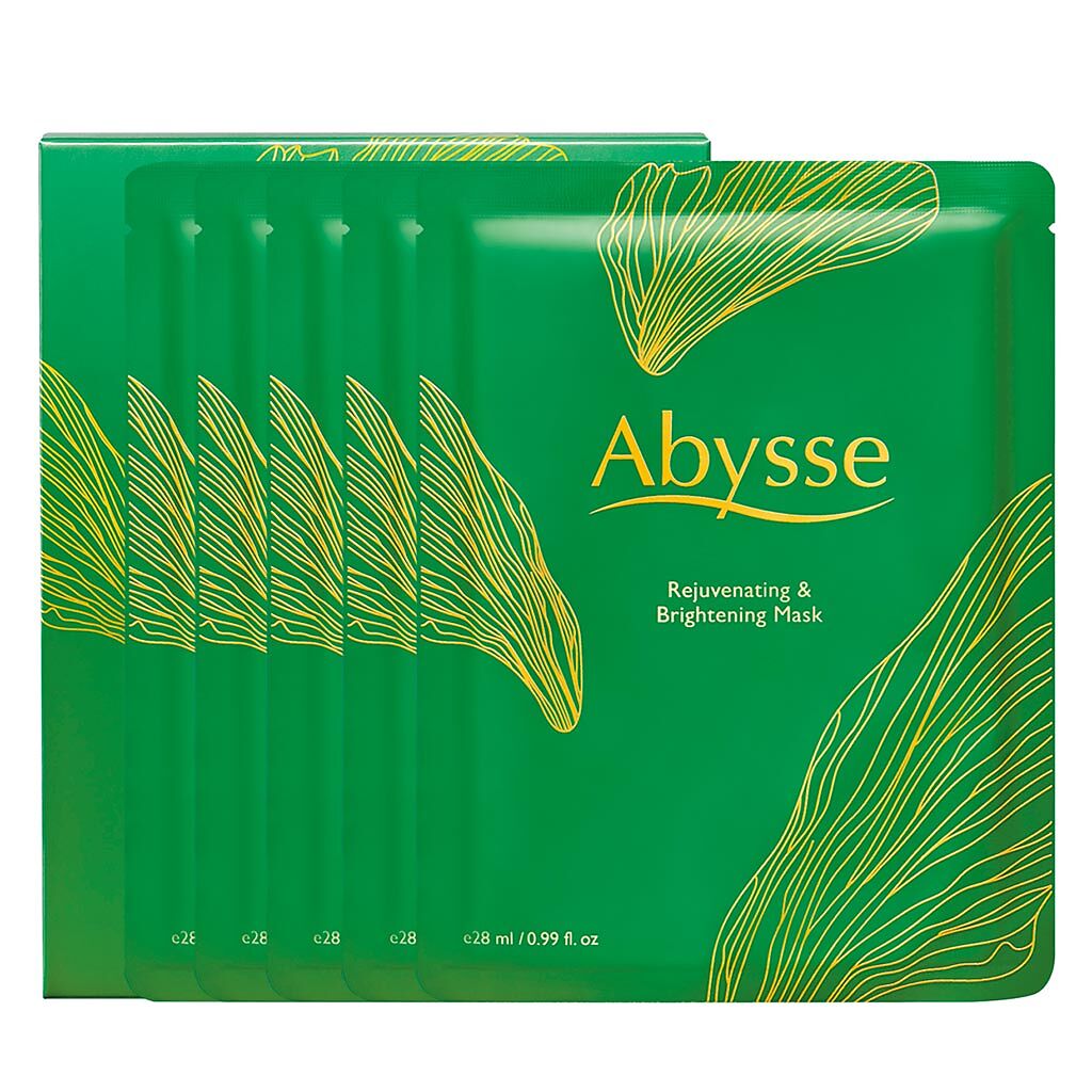 Abysse緊緻毛孔補水淨白面膜5入裝，980元。（Abysse提供）