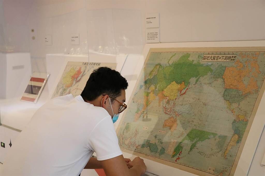 不同時期的歷史地圖，可觀察出泰國近三百年來的國際關係。（十三行博物館提供）