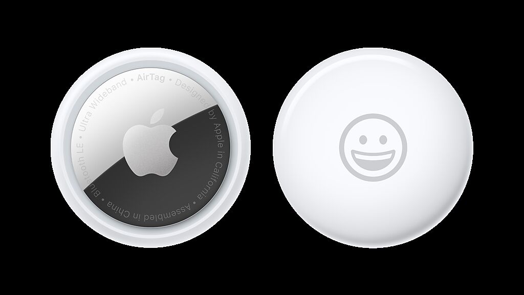 蘋果（Apple）品牌藍牙防丟器AirTag總算正式推出。（蘋果提供／黃慧雯台北傳真）
