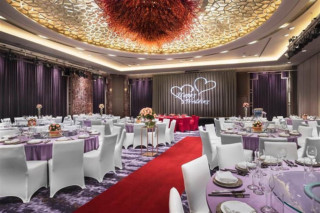 （台北喜來登飯店推出「喜來約定」2021婚宴專案，釋出61個周末好日以優惠價起桌。圖／台北喜來登飯店）