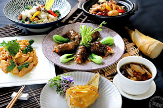 綠竹筍的季節 板橋凱撒家宴端出「筍食豐宴」美饌