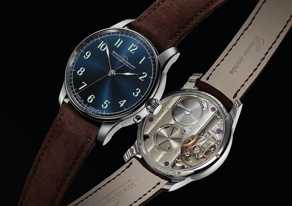 獨立製表品牌Moritz Grossmann的ZENTRALSEKUNDE腕表看似簡約，其實背後是工藝技術的極大考驗。（瑞博品提供）