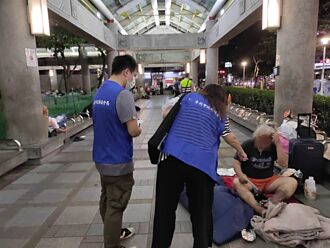 萬華區4街友疑似「上呼吸道感染」已採檢