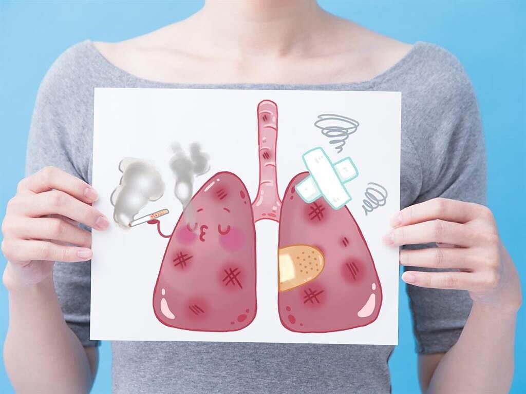 強化肺功能日常就該做，6招助清除肺部黏液廢物。(示意圖/Shutterstock)