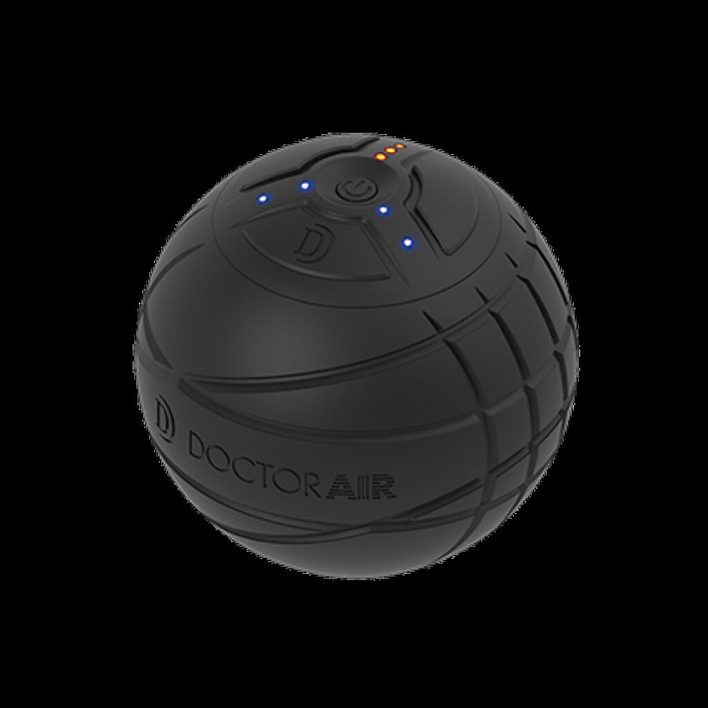 DOCTOR AIR 3D 振動深層按摩球，每分鐘最高可達四千次深層震動，加速身體伸展，減輕日常疲勞、舒緩僵硬部位、長時間維持相同姿勢造成的傷害，原價4190元 特價3690元。（台隆手創館提供）