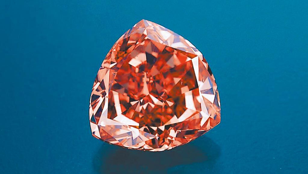 Moussaieff擁有不少珍稀名鑽，此名為「Moussaieff Red」5.11克拉紅鑽，是全世界最大顆的紅鑽。（Moussaieff提供）