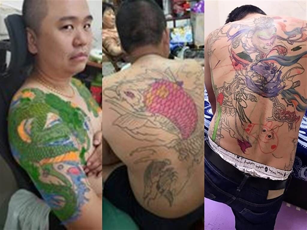 許多網友也分享自家孩子在刺青上著色的照片。（圖／翻攝自臉書「爆怨2公社」）