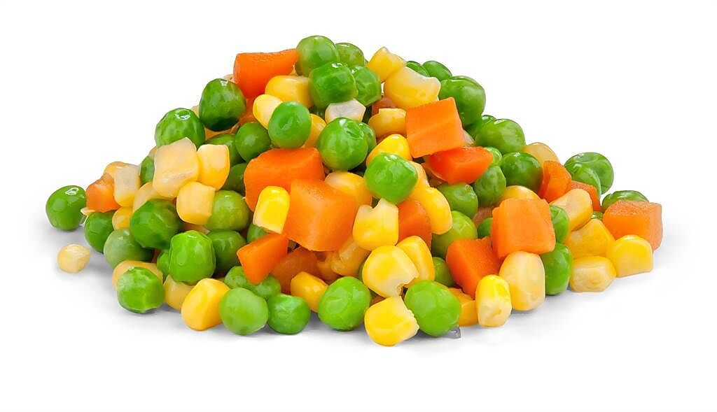 冷凍蔬菜其實是相當好的生鮮蔬菜替代品。(示意圖/Shutterstock)