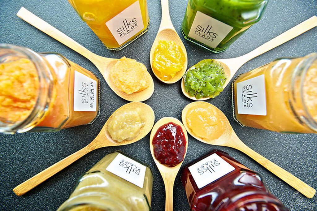 手工果醬一直是福利社熱賣商品，以季節水果製成。(圖片：太魯閣晶英提供)
