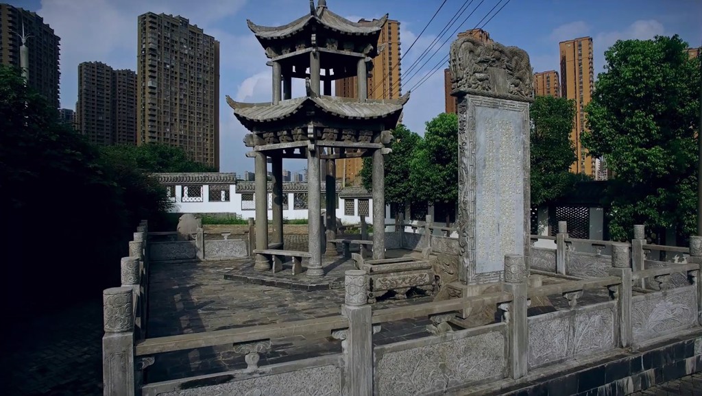 姚南石刻公園紀念碑亭／南京市雨花台區提供。