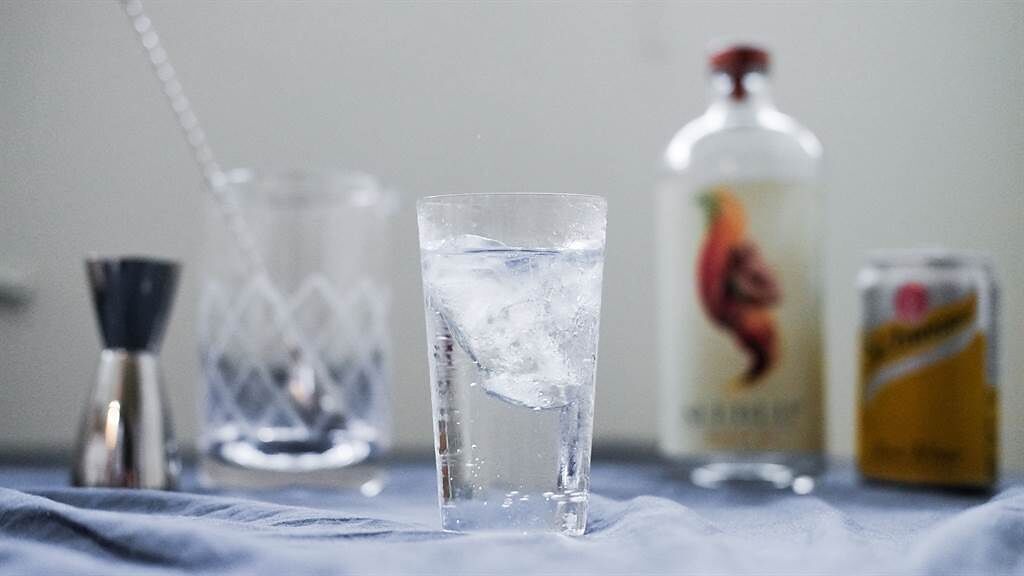 輕爽的無酒精版「Gin _ Tonic」很適合在炎熱的夏季品飲。（攝影／黃心皓）
