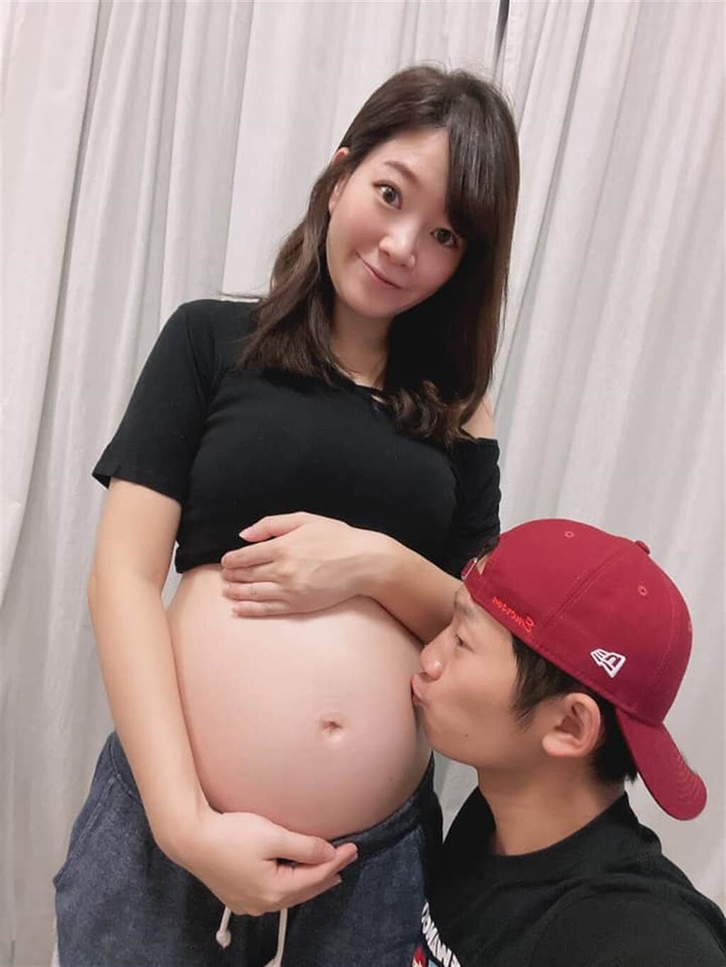蔡昌憲八月份即將當爸爸，現在肚子裡的小菜包已經30週。（圖/蔡昌憲臉書）