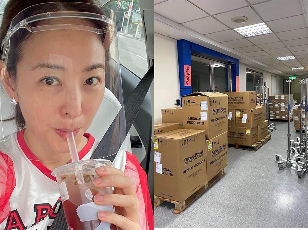 賈永婕號召企業界朋友一起捐贈「救命神器」HFNC。（摘自臉書）