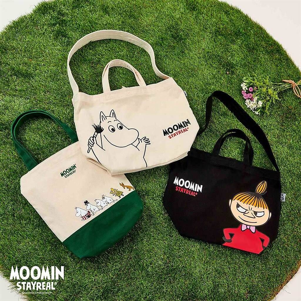 Moomin一起散散步帆布袋