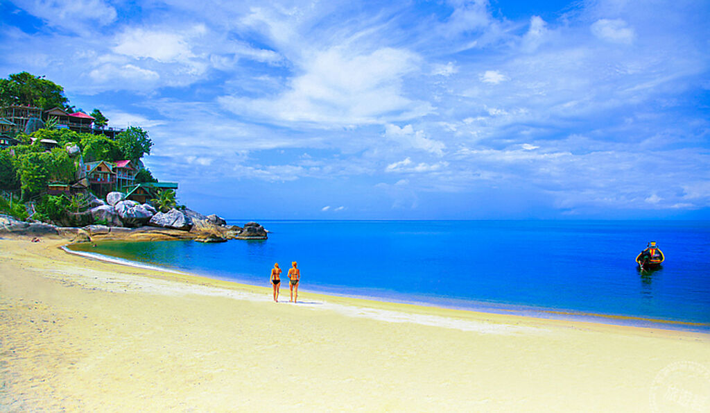 泰國蘇叻他尼府──帕安島比薩德海灘  (Surat Thani-Koh Phangan-Than Sadet Beach)(圖片：泰國觀光局提供)