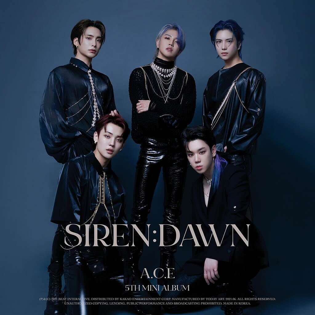 A.C.E推出第5張迷你專輯《SIREN：DAWN》回歸歌壇。（BEAT INTERACTIVE、SWING娛樂提供）