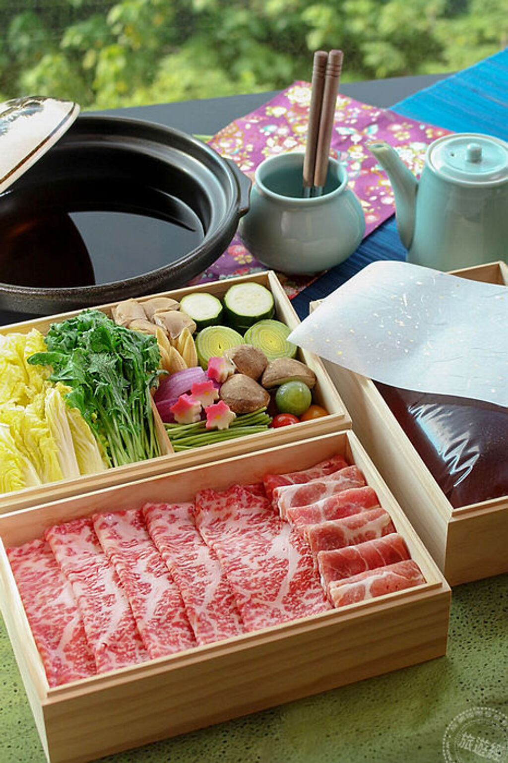 日勝生加賀屋日本和牛外帶鍋    (圖片：飯店餐廳業者提供)
