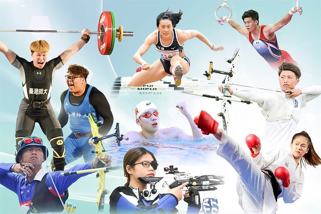 台師大將有9位頂尖運動員前進東京奧運。也將在即日起推出的線上居家運動課，邀請大家一起為運動員加油。（台師大提供）