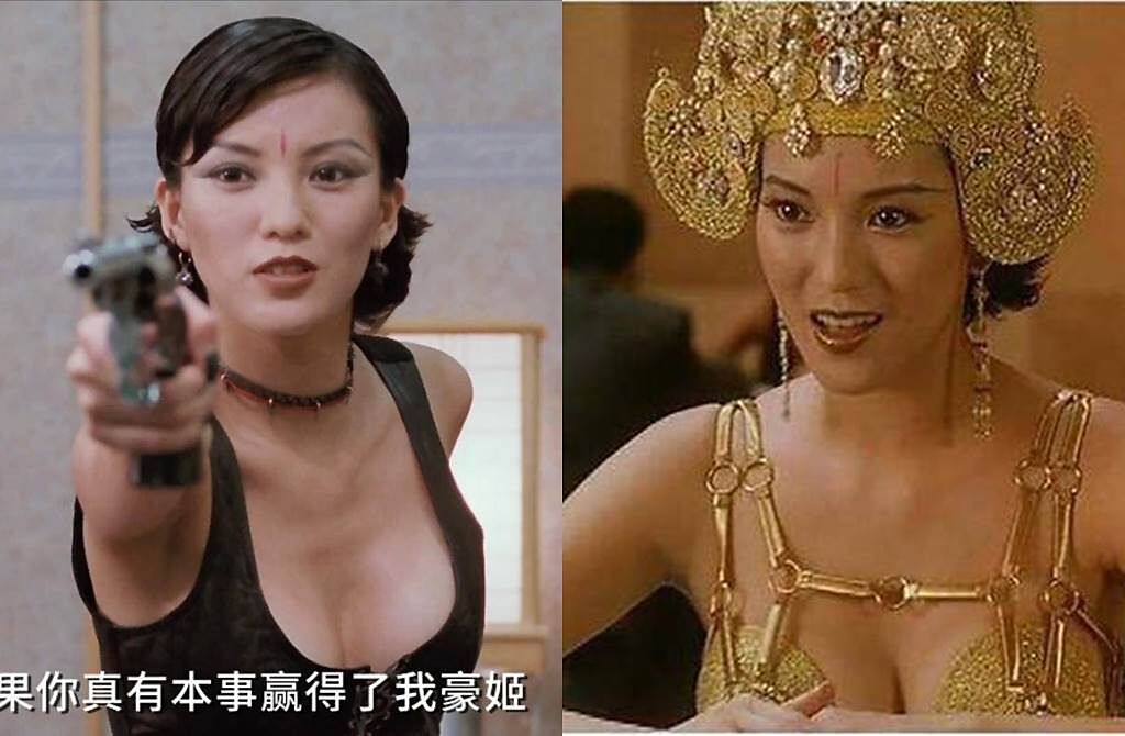 彭丹在《賭聖2：街頭賭聖》飾演泰國女賭后，性感模樣令人印象深刻。(圖／翻攝自彭丹微博)