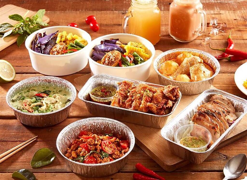瓦城泰統集團推出25款泰式及中式個人美味餐盒，且推出餐盒訂閱制。（圖／瓦城）