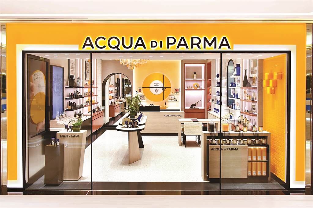 ACQUA DI PARMA帕爾瑪之水首間旗艦店位於台北微風信義。（圖／品牌提供）