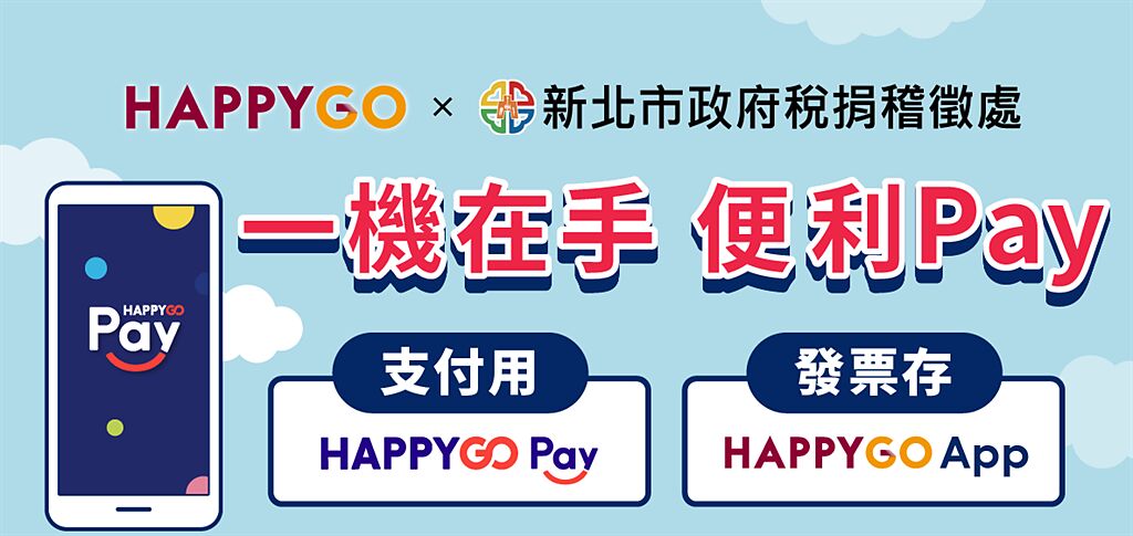 HAPPY GO推零接觸消費，響應「一機在手便利Pay」活動。（Happy Go提供／黃慧雯台北傳真）