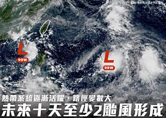 未來10天至少2颱！菲律賓東方熱低壓生成恐撲台灣 專家曝最接近時刻