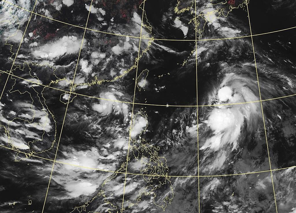 各界專家研判，熱帶性低氣壓TD08最快今（17日）晚上就會發展成為第6號颱風「烟花」，不排除未來增強成為中颱。(摘自氣象局)