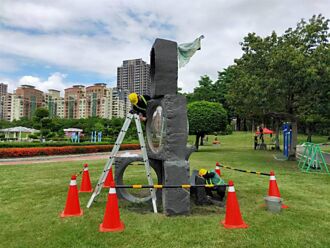 本土疫情微解封   豐樂公園54件雕塑品啟動維護迎人潮
