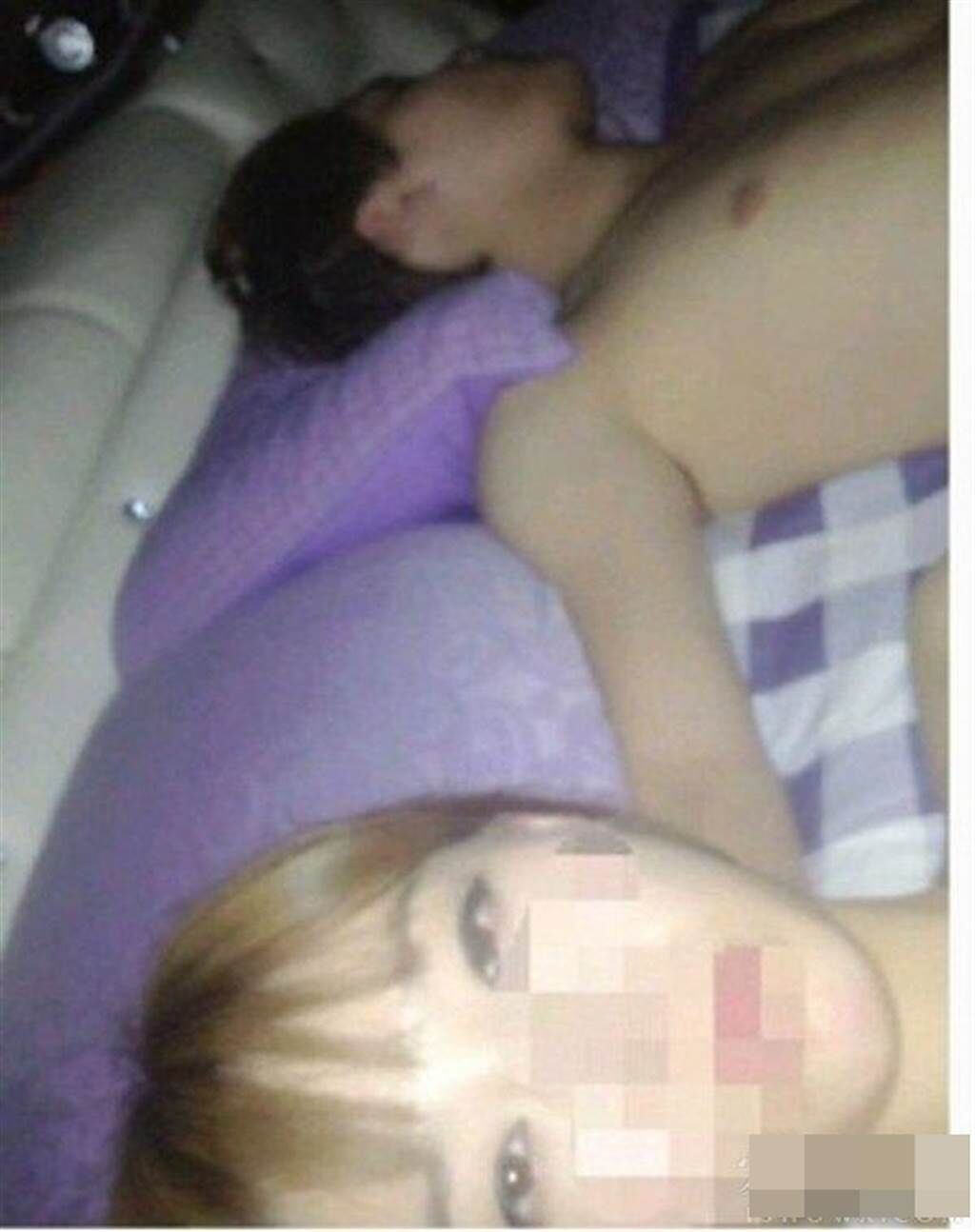 林西婭當年被控故意外流與吳亦凡床照。(取自微博)