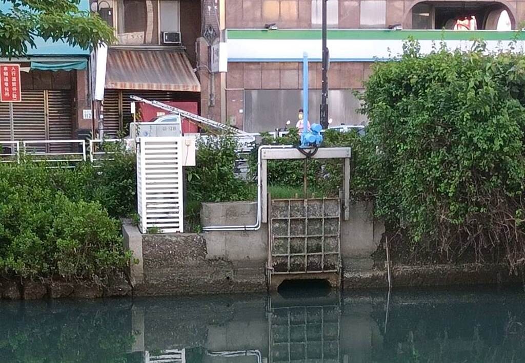 水閘門能避免污水進入幸福川污染水源。（圖：取自水利局臉書）