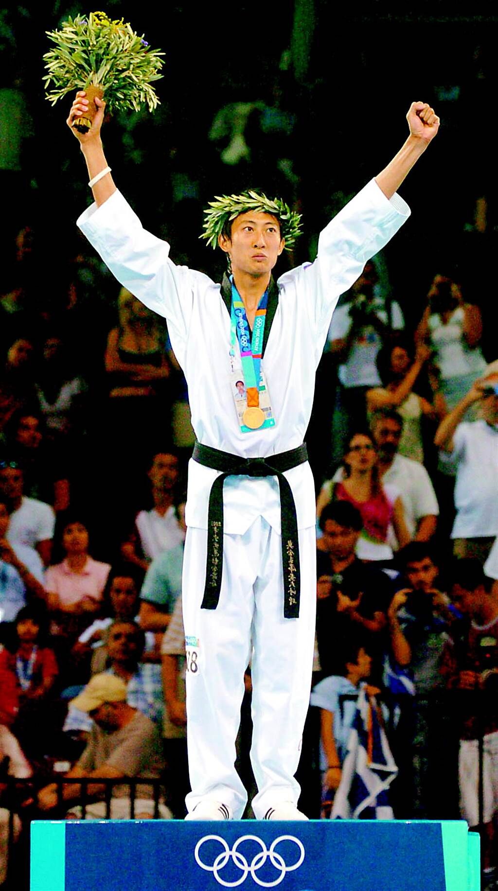 朱木炎2004年為我國在雅典奧運摘下金牌。（圖／中時資料照）