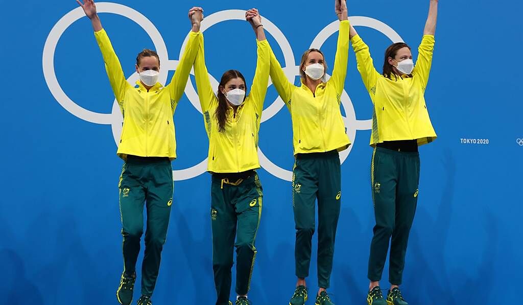 澳洲隊創下本屆奧運首個世界紀錄(路透社)