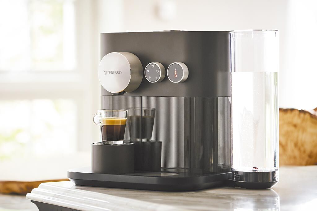Nespresso Expert膠囊咖啡機可提供濃縮咖啡Ristretto、濃縮咖啡Espresso、大杯咖啡Lungo，以及美式咖啡Americano選項功能。（Nespresso提供）