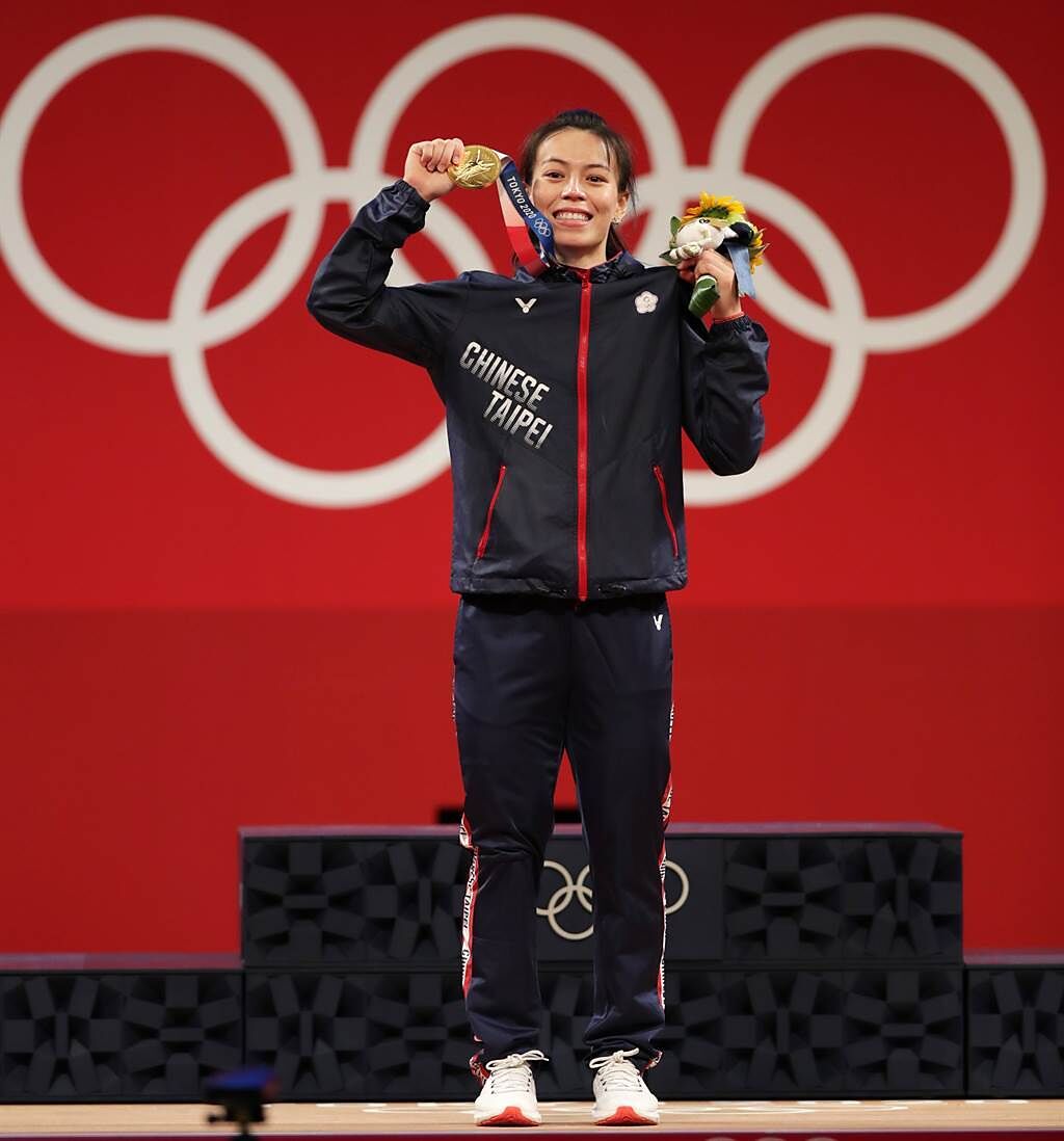 郭婞淳在東京奧運，為台灣摘下金牌。（圖/季志翔攝）