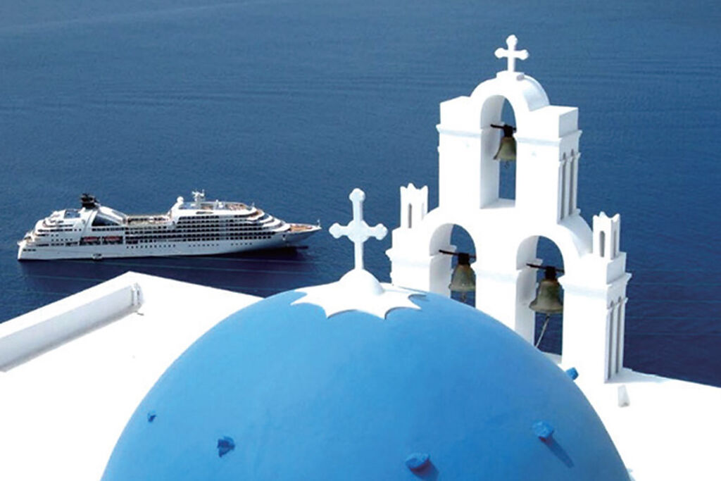 Seabourn遊輪帶領旅客暢遊希臘愛琴海。　圖：Seabourn／提供