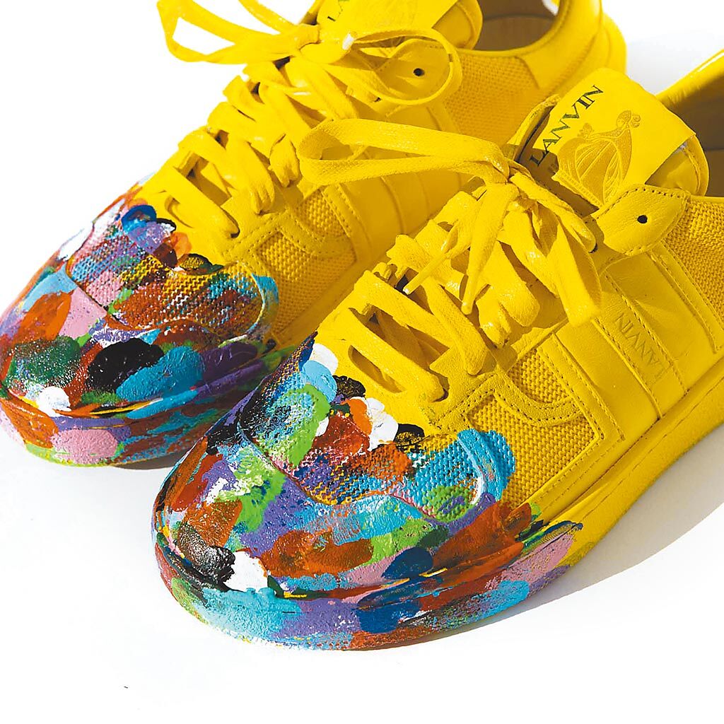 Gallery Dept.x Lanvin Clay運動鞋，3萬3300元。（Lanvin提供）