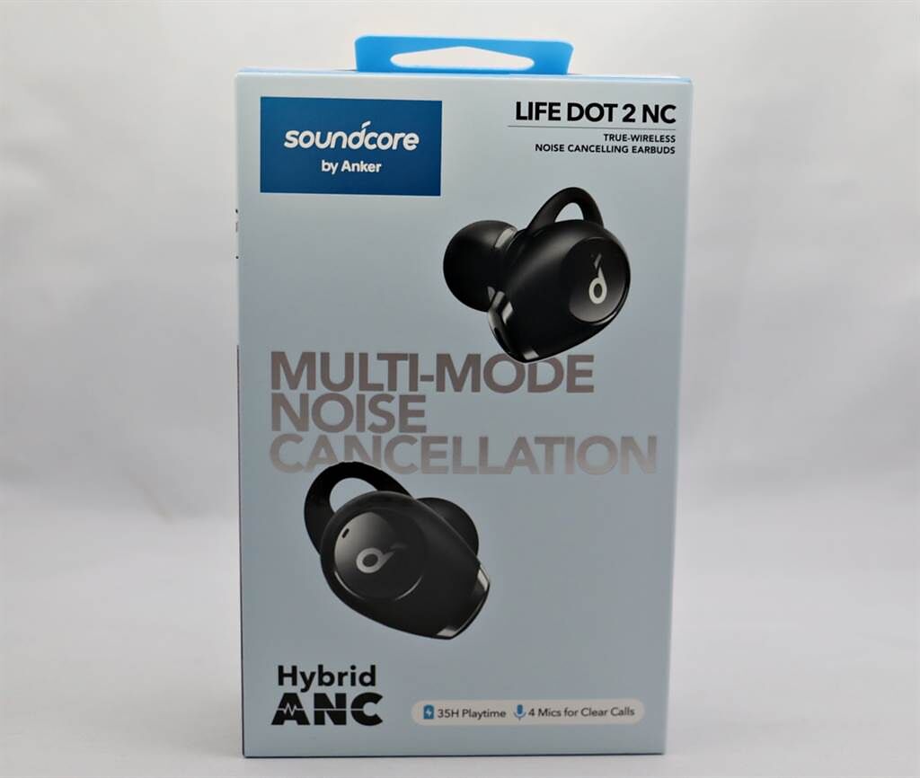 Anker Soundcore Life Dot 2 NC主動降噪真無線藍牙耳機。（黃慧雯攝）
