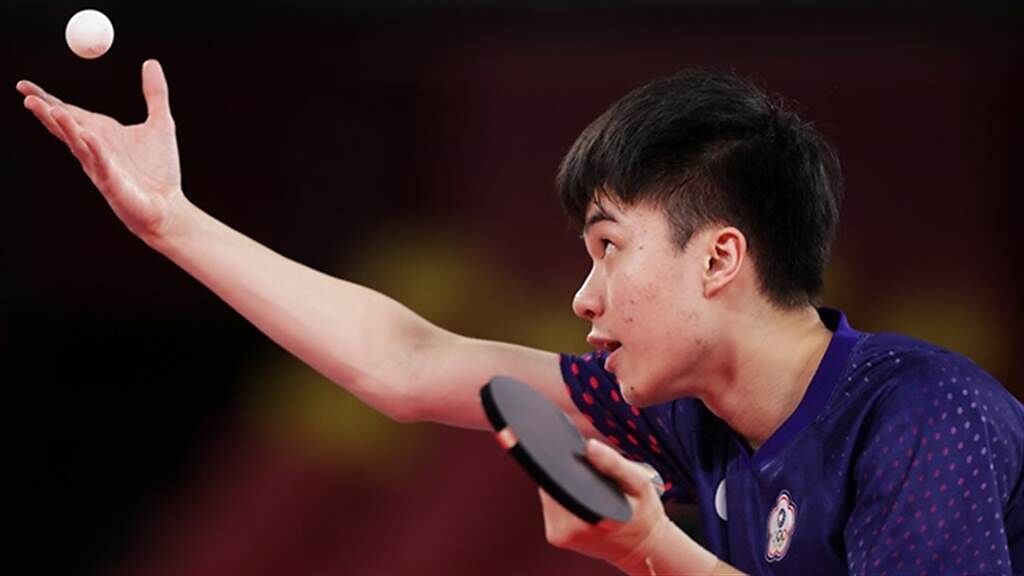 19歲林昀儒的實力震撼桌球界，30日將爭銅牌。（路透）